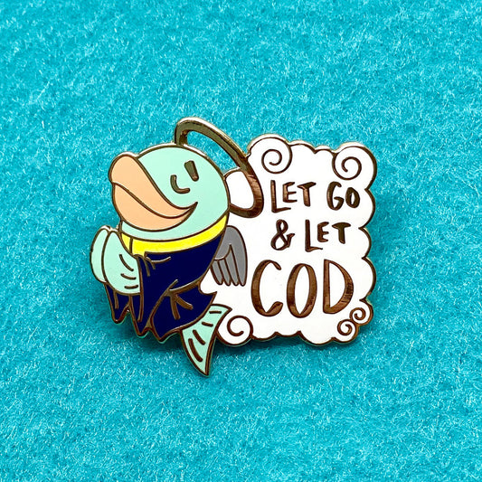 [Affurmations] Angelfish Enamel Pin