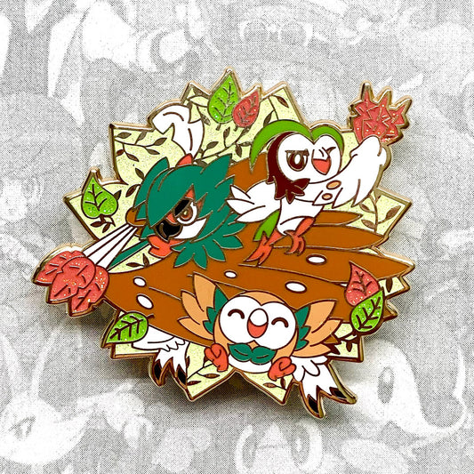 [Three’s Company] Birbs of a Feather Enamel Pin