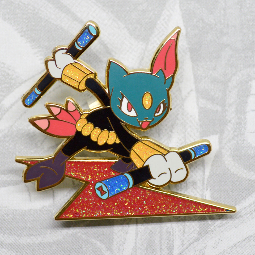 [Pokevengers] Black Sneasow Enamel Pin