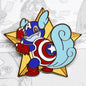 [Pokevengers] Captain Ameritortle Enamel Pin