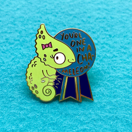 [Affurmations] One in a Chameleon Enamel Pin