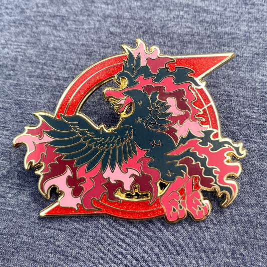 [Birds of a Feather] Smoked Enamel Pin