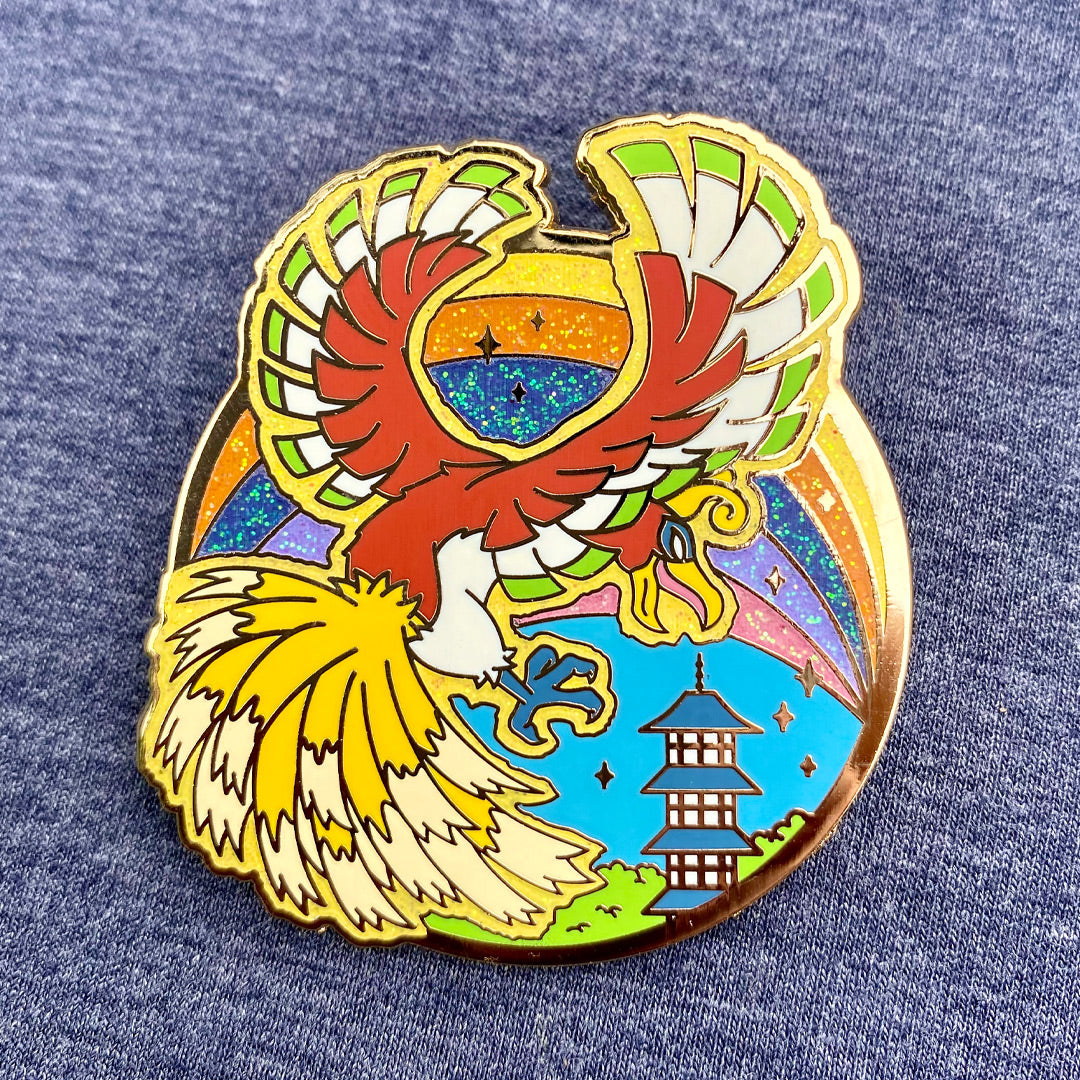 [Birds of a Feather] Rainbow Enamel Pin