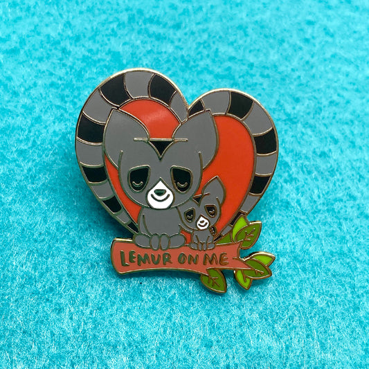 [Affurmations] Lemur On Me Enamel Pin