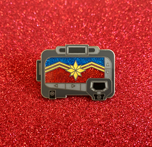 [Captain Marvel] Pager Enamel Pin