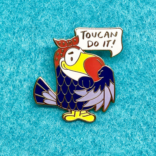 [Affurmations] Toucan Do It Enamel Pin