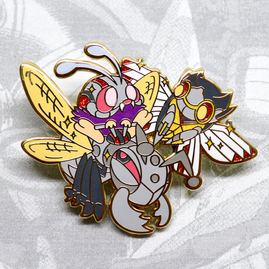 [Pokevengers] Venonant Man & Ninjasp Enamel Pin